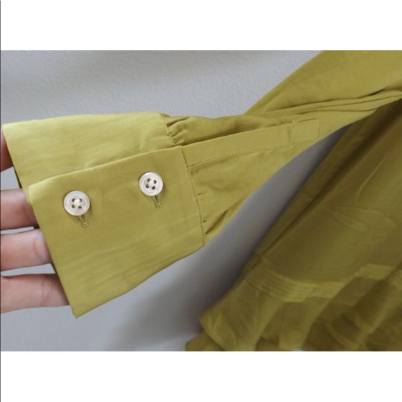 Banana Republic Silk Mustard Dress - Picture 8 of 8